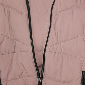 DKNY Mauve Quilted Puffer Jacket